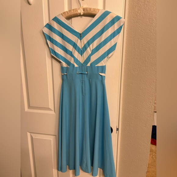 Bettie Page Vintage Sailor Dress Pin Up - Picture 4 of 4